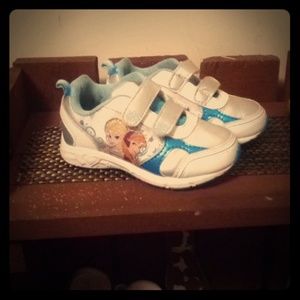 Frozen toddler velcro shoes